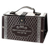 Esrog Box Leather Look with Silver Print 7x5" — Sukkos Item, item 56198