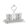 Salt & Pepper Holder Royal Palace Design Silver Plated Double — Salt Holder