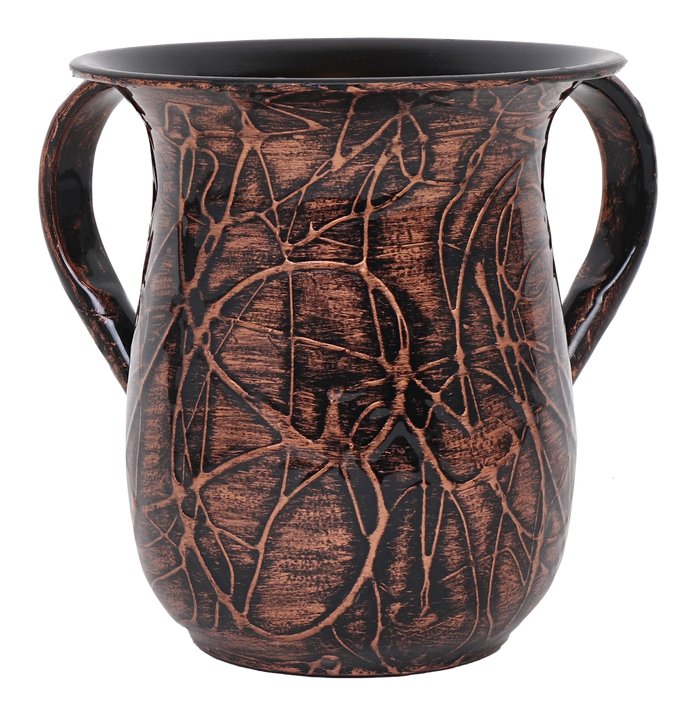 Washing Cup Powder Coated Copper Textured — Netilas Yadayim Cup