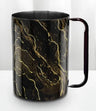 Powder Coated Wash Cup Black & Gold — Judaica Decor