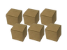Brown Box 2x2x2" - 6 pcs — Judaica Decor