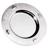 Kiddush Tray Eye Frame Design 925 Sterling Silver Coated 5" — Serving Tray