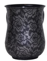 Washing Cup Stainless Steel Silver Flowers — Netilas Yadayim Cup