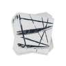 Silver Lined on White Paper Napkins20 pcs — Household Item