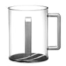 Premium Acrylic Washing Cup - Silver Trim & Marble Bottom — Netilas Yadayim Cup
