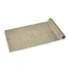 Velvet Runner Embossed with Gold Dot Lines 14 1/8" X 1 1/8" — Judaica Decor