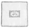 Shtender Cover Leather Large with Velcro Protectors "Shivisi" Silver 28" X 26"