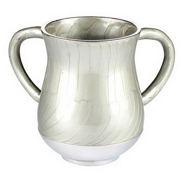 Aluminum Unbreakable Washing Cup 13.5 Cm- Silver Color — Netilas Yadayim Cup