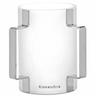 Alexandria Acrylic Wash Cup Silver Handle — Judaica Decor
