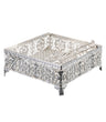 Flat Napkin Holder Silver Plated with Weighted Arm Silver Plated "