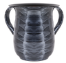 Washing Cup Powder Coated Silver Waves — Netilas Yadayim Cup