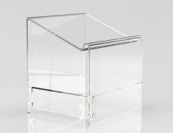 Acrylic Table Top Shtender with Shelf "14 H X" 12 with