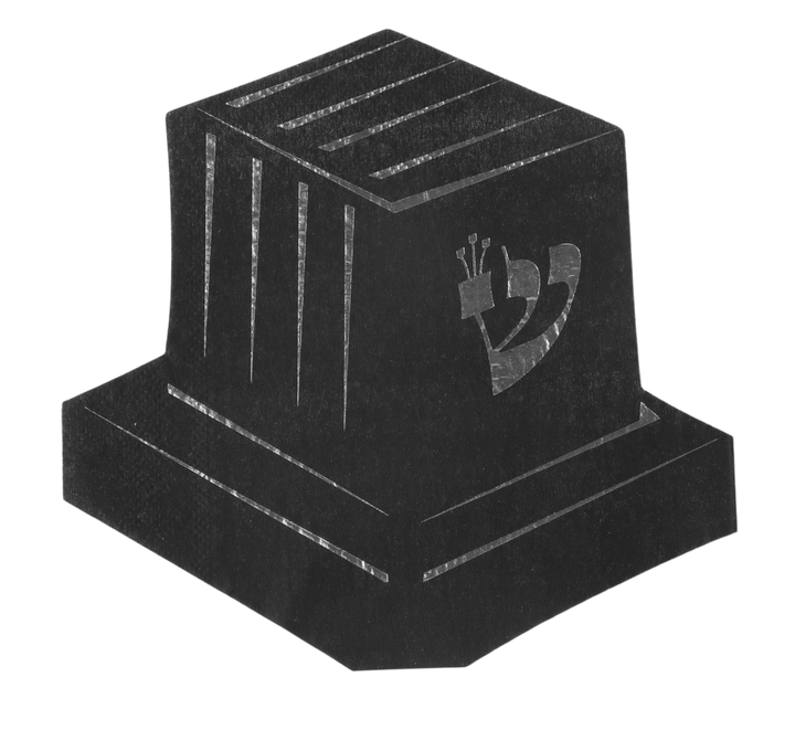 16 Silver Tefillin Shaped Napkins — Paper Napkins (A&M Judaica)