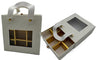 White Chocolate Box Drawer Divided Into 12 — Gift Packaging