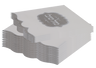 16 Mazel Tov Napkins - Silver with Scalloped Edge — Paper Napkins