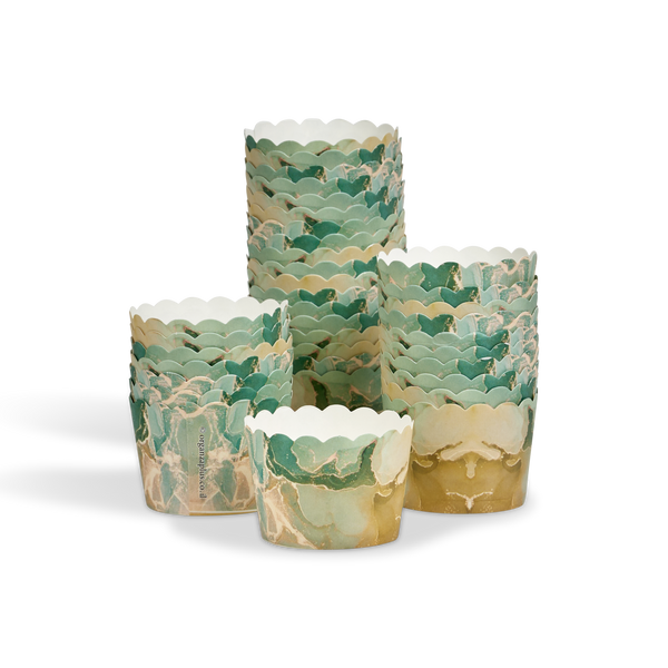 Muffins Brushed 35 pcs Golden Green — Household Item
