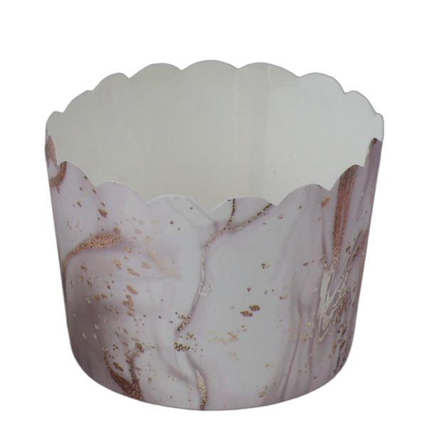 35 Cream Muffin Holders - Brushed Design — Household Item