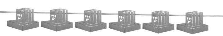 Silver Tefillin Hanging Banner — Blessing Plaque (A&M Judaica)