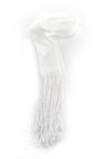 White silk handmade 13-foot #18 gartel