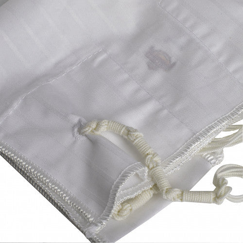 Poly- Cotton Kids Round Neck, 2 Hole Ashkenaz Tzitzis - Image 4