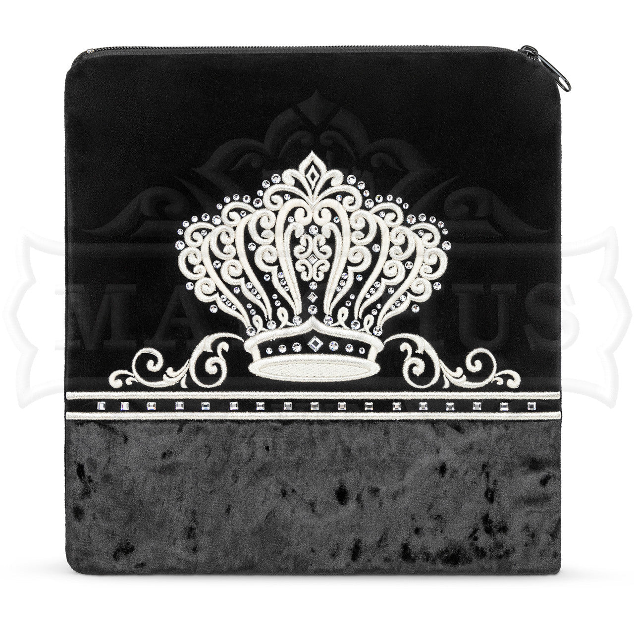 Bag #590 Black Velvet & Black Crushed Velvet - Judaica Accessories
