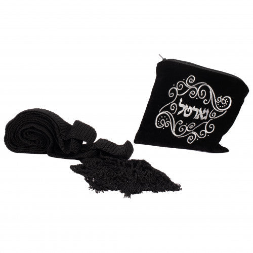 Handmade Elegant Crochet Gartel - Black - Image 2
