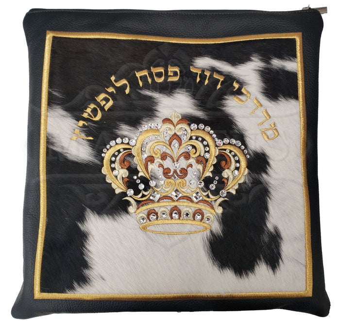 Embroidered motif tallis and tefillin bag, design 2007 | Judaica Square Lakewood