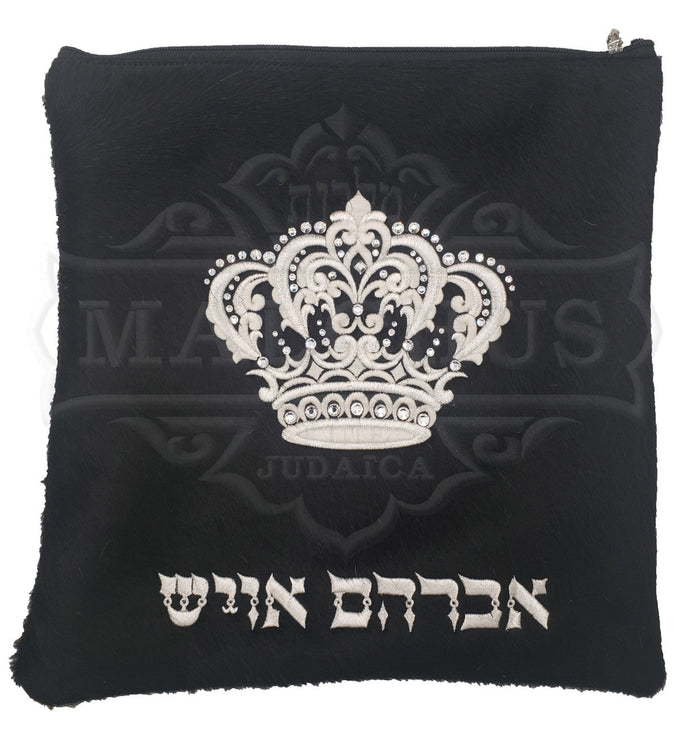 Embroidered custom tallis and tefillin bag, design #6050 | Judaica Square Lakewood