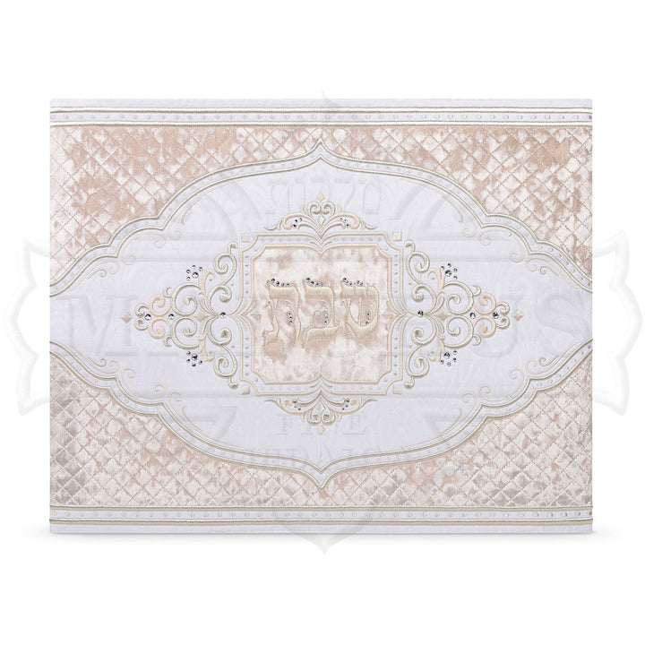 Oval Quilted Brocade Velvet Challah Cover, No Stones #777