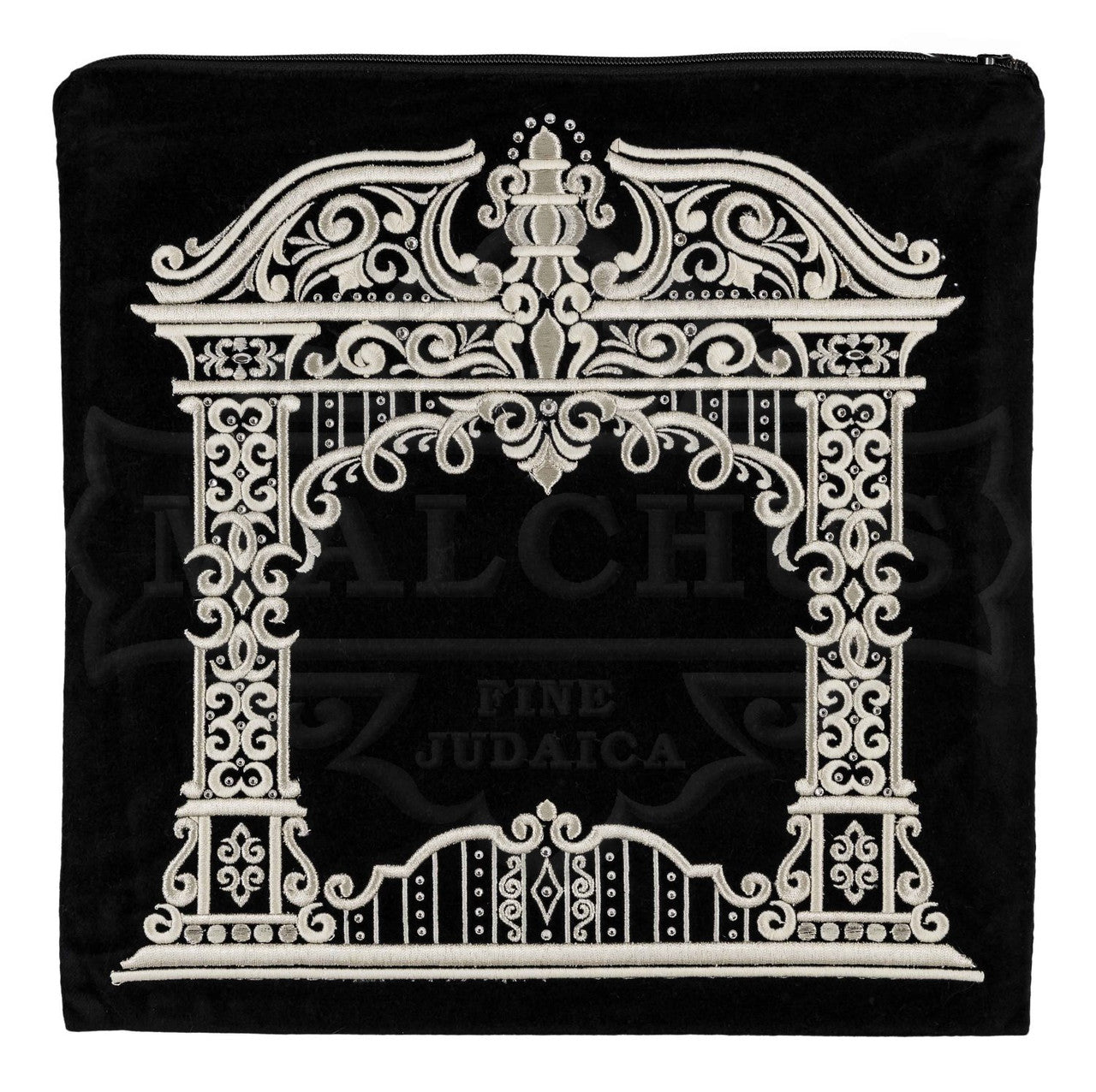 3D Swirl Column Canopy Design Velvet Bag #163 - Judaica Accessories