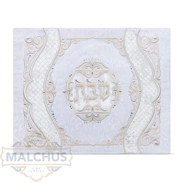 Untrimmed brocade and crushed velvet challah cover | Judaica Square Lakewood