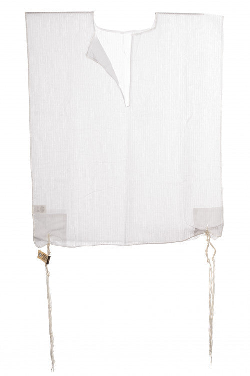 Cotton Adult 1 Hole Keshiras Ashkenaz Tzitzis Avodas Yad - Image 7