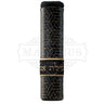 Modern scroll black leather and fur megillah case #1200 | Judaica Square Lakewood