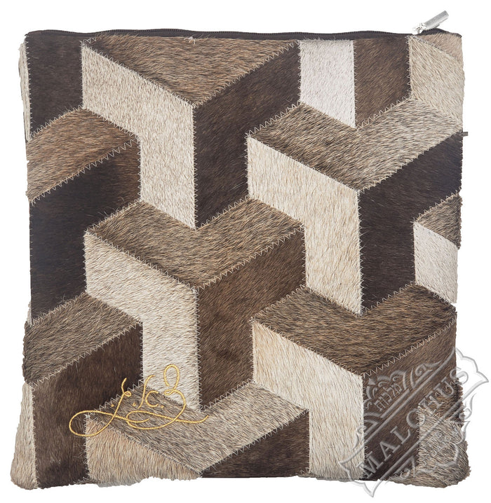 3D box fur tallis and tefillin bag in three sizes, design #7005F-41 | Judaica Square Lakewood