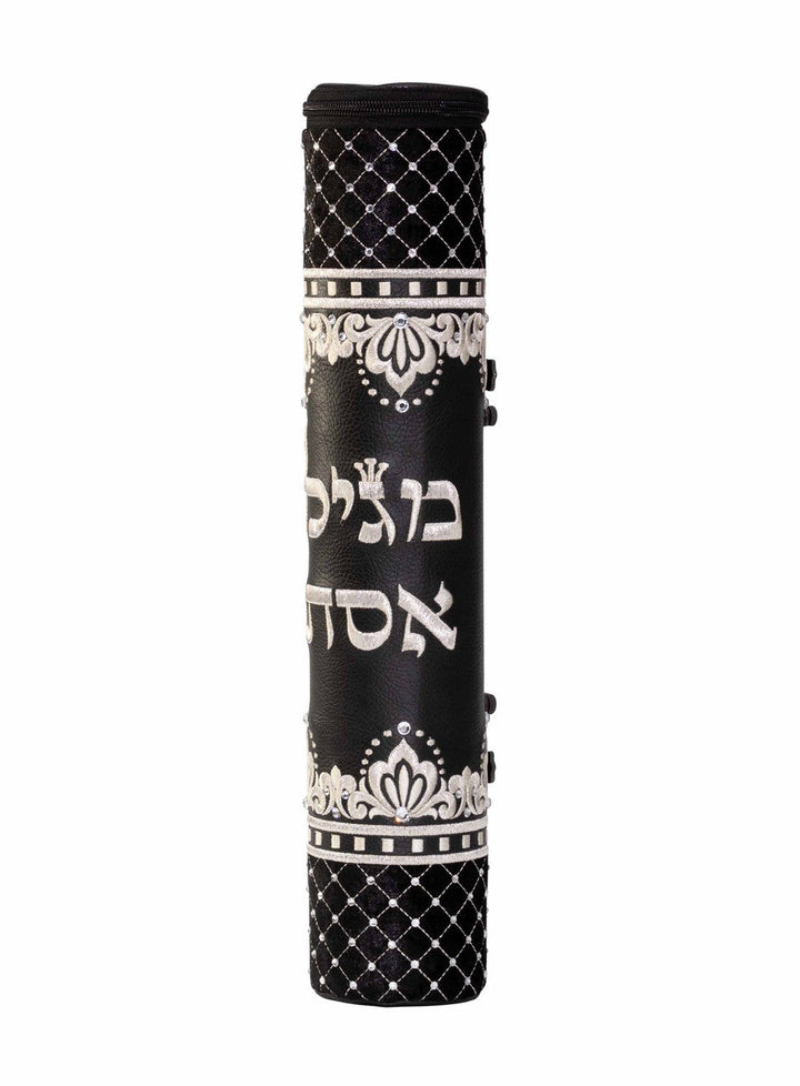 Megillah Case, Luxury Scroll Black Tube #1020BB