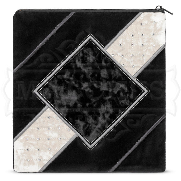 Bag #631 Black Velvet & White Velvet - Judaica Accessories