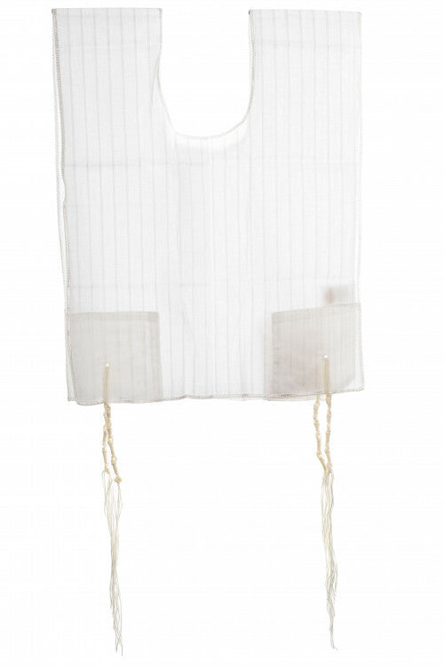 Cotton Kids 1 Hole Keshiras Ashkenaz Tzitzis Avodas Yad - Image 2