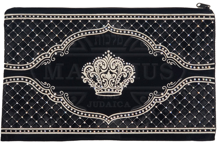 Bar mitzvah tallis bag with two tefillin bags for Rashi and Rabbeinu Tam, design #445 | Judaica Square Lakewood