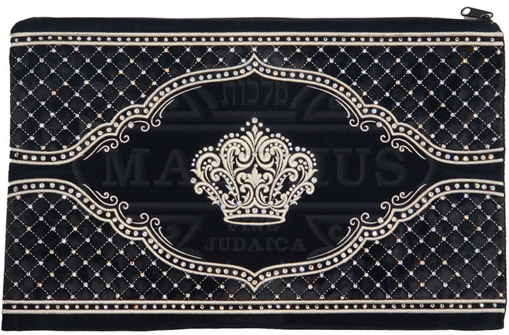 Bar mitzvah tallis bag with two tefillin bags for Rashi and Rabbeinu Tam, design #445 | Judaica Square Lakewood