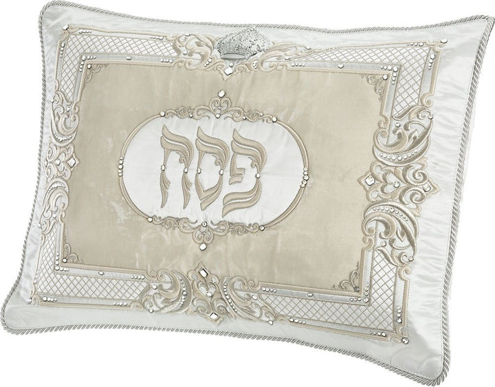 Satin & Velvet Pesach Seder Set with Sterling Crown — Classic Crown Collection #557