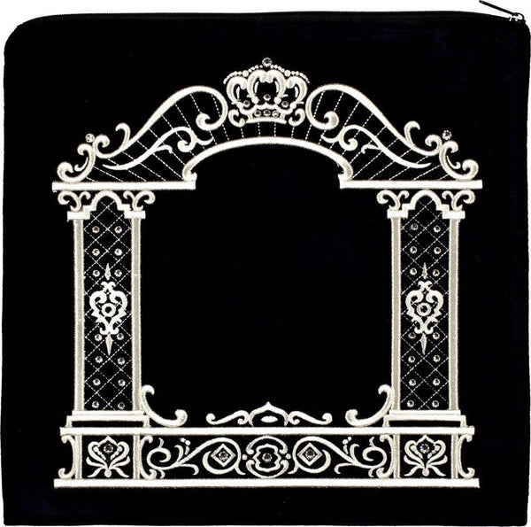 Canopy Arch Design Velvet Bag #165 - Judaica Accessories