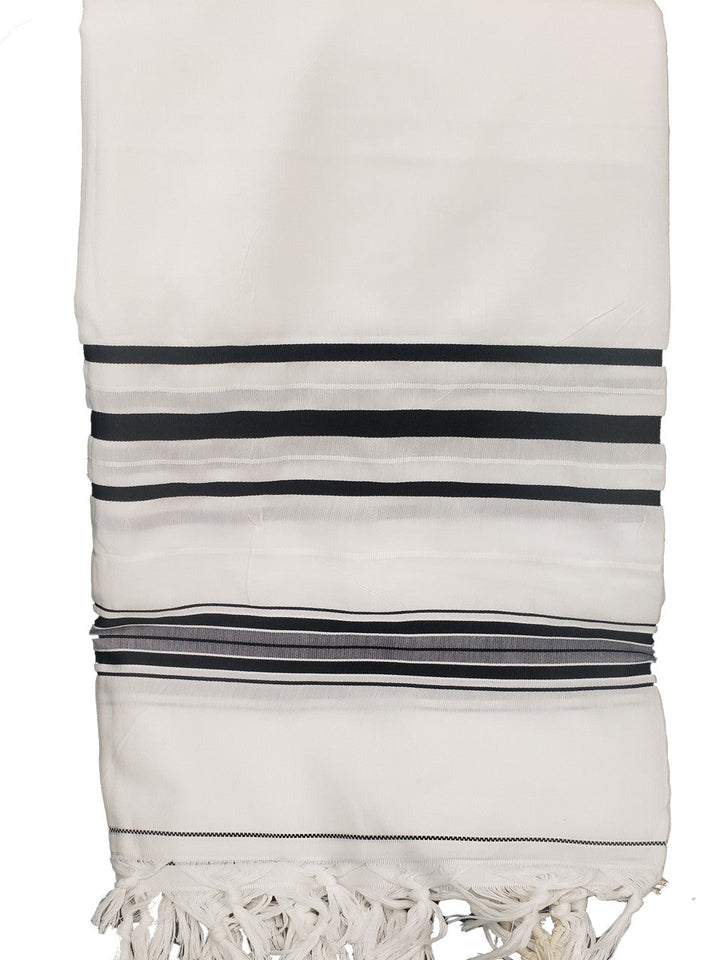 Kids play tallis with white atarah and strings | Judaica Square Lakewood