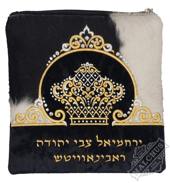 Elaborate embroidery custom velvet tallis bag #V4049 | Judaica Square Lakewood