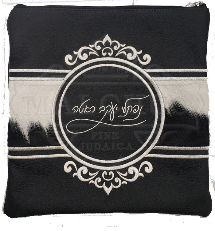 Fully embroidered tallis and tefillin bag, design #5040 | Judaica Square Lakewood