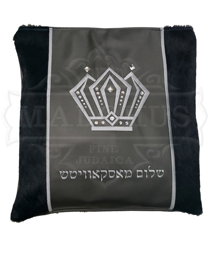 Custom embroidered tallis and tefillin bag in three sizes, design #4033 | Judaica Square Lakewood
