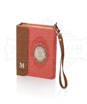 Pink jewel design faux leather siddur | Judaica Square Lakewood