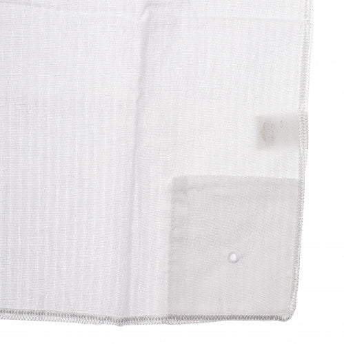 Cotton round neck Ashkenaz one-hole tzitzis | Judaica Square Lakewood (view 3)
