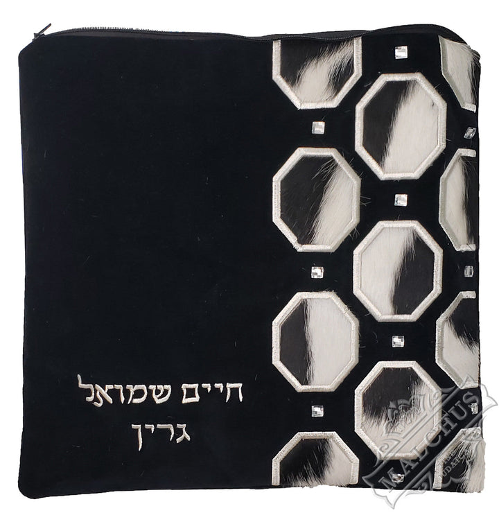Antique velvet tallis and tefillin bag in four finishes #V1265 | Judaica Square Lakewood