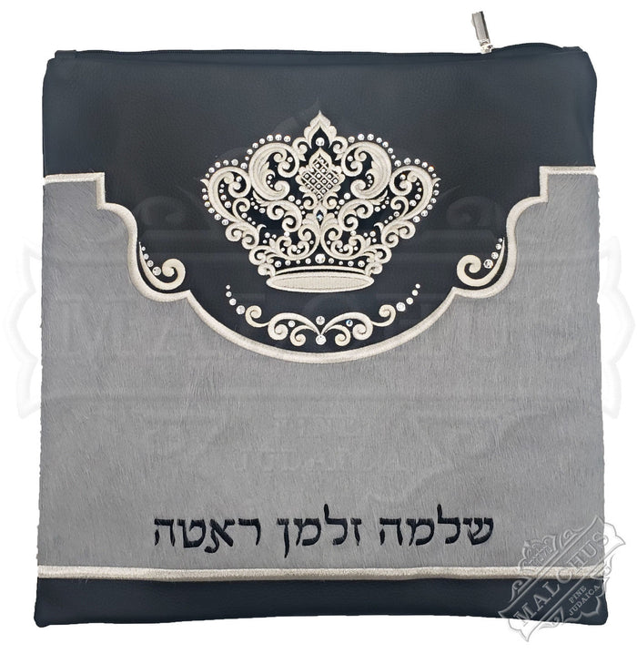 Embroidered tallis and tefillin bag, Malchut design #4011-20 | Judaica Square Lakewood