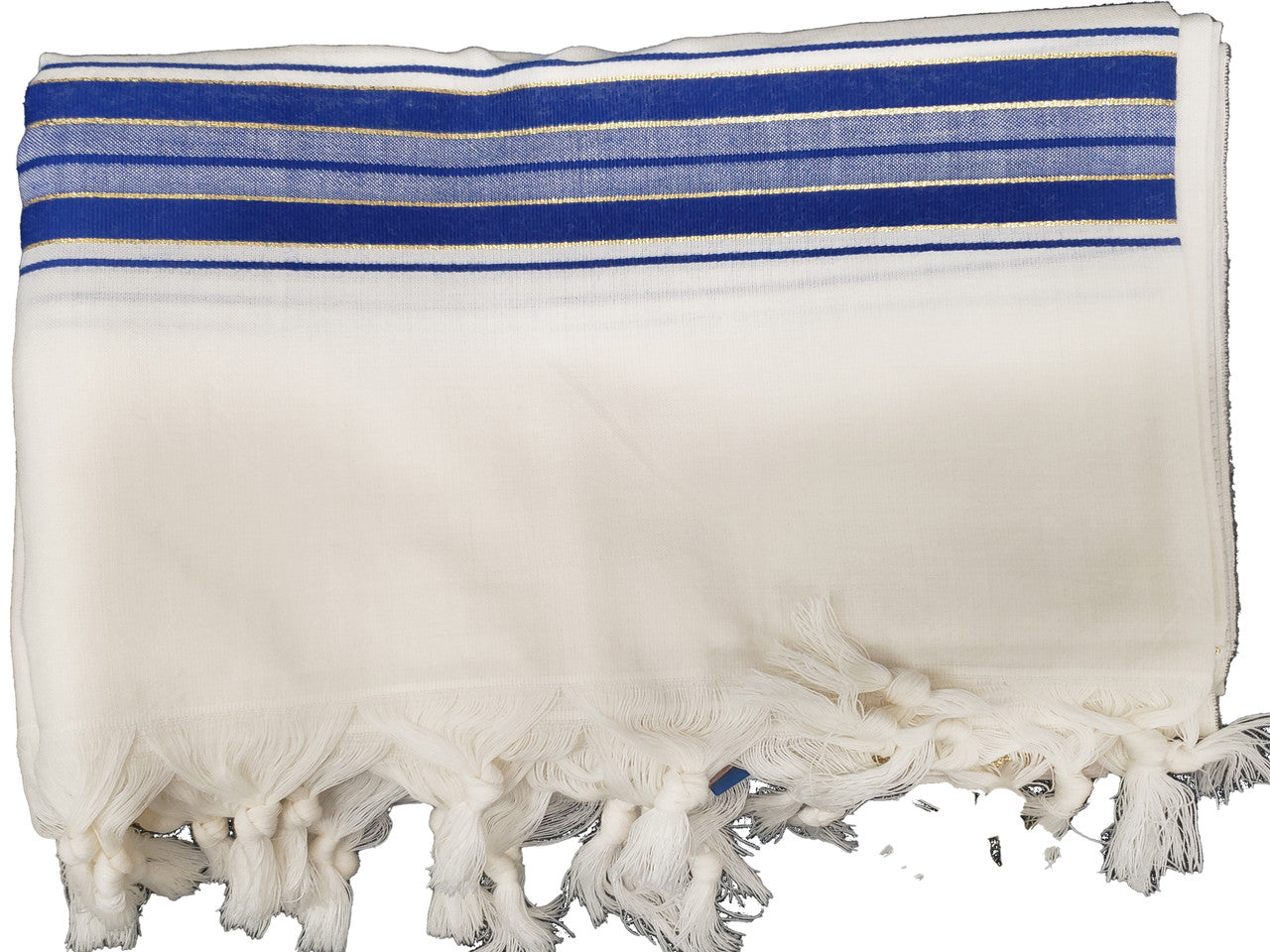 Traditional Wool Talis Blue and Gold - Image 2